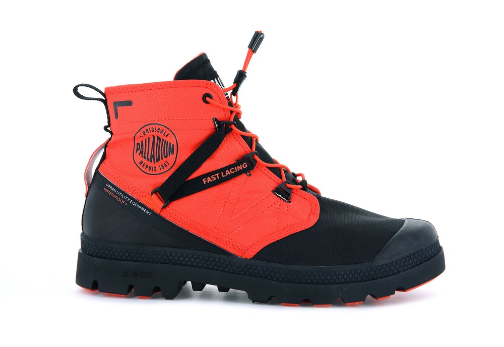 Botas Palladium PAMPA TRAVEL LITE+ WATERPROOF Hombre Firecracker | Costa Rica-47802